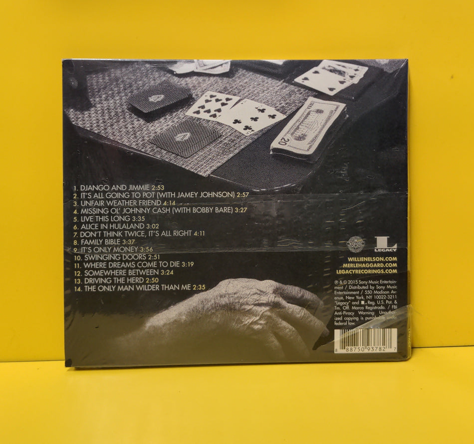 Willie Nelson & Merle Haggard - Django And Jimmie - 2015 - 88875093782 New - Sealed - CDs - Promo