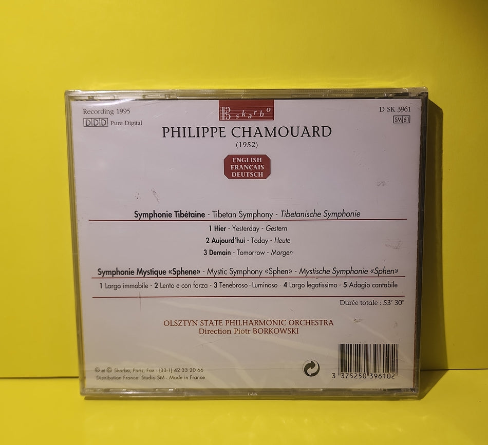 Philippe Chamouard, Olsztyn State Philharmonic Orchestra Dir. Piotr Borkowski - Symphonie Tibétaine / Symphonie Mystique <<Sphène>> - 1995 - D SK 3961 New - Sealed - CDs