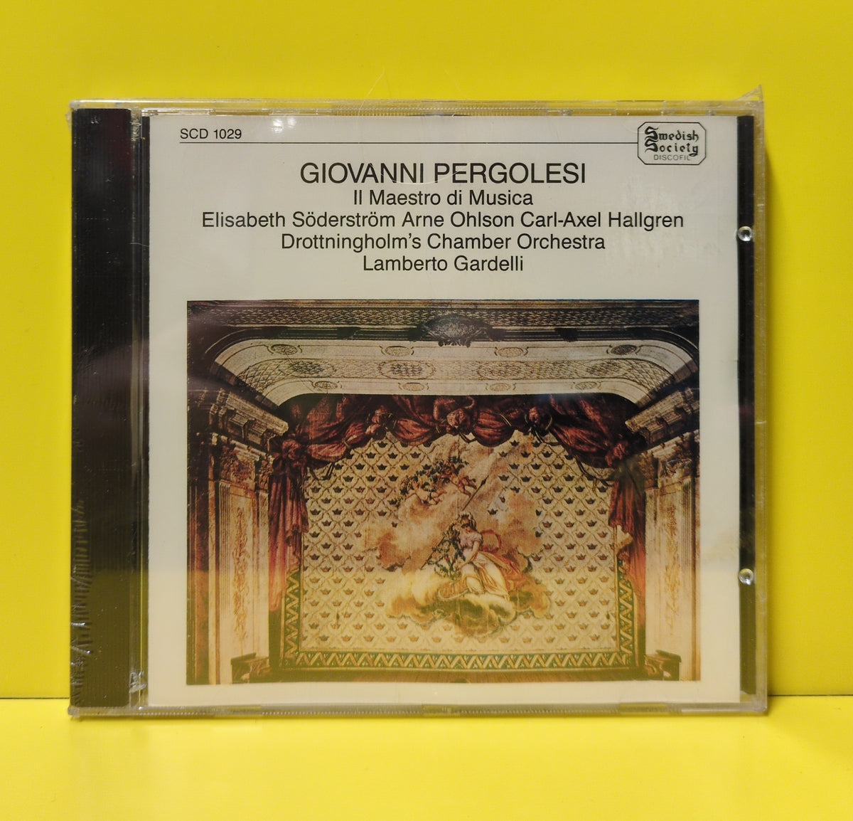 Giovanni Pergolesi, Elisabeth Soderstrom, Arne Ohlson, Carl-Axel Hallgren, Drottningholm's Chamber Orchestra, Lamberto Gardelli - Il Maestro Di Musica - 1988 - SCD 1029 New - Sealed - CDs