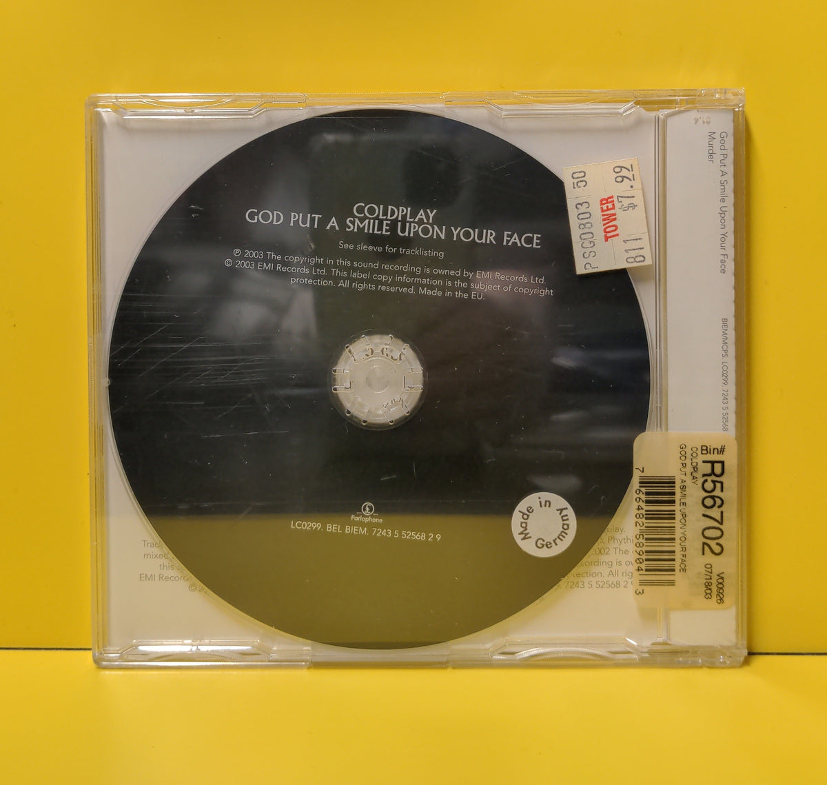 Coldplay - God Put A Smile Upon Your Face - 2003 - 7243 5 52568 2 9 New - Sealed - CDs