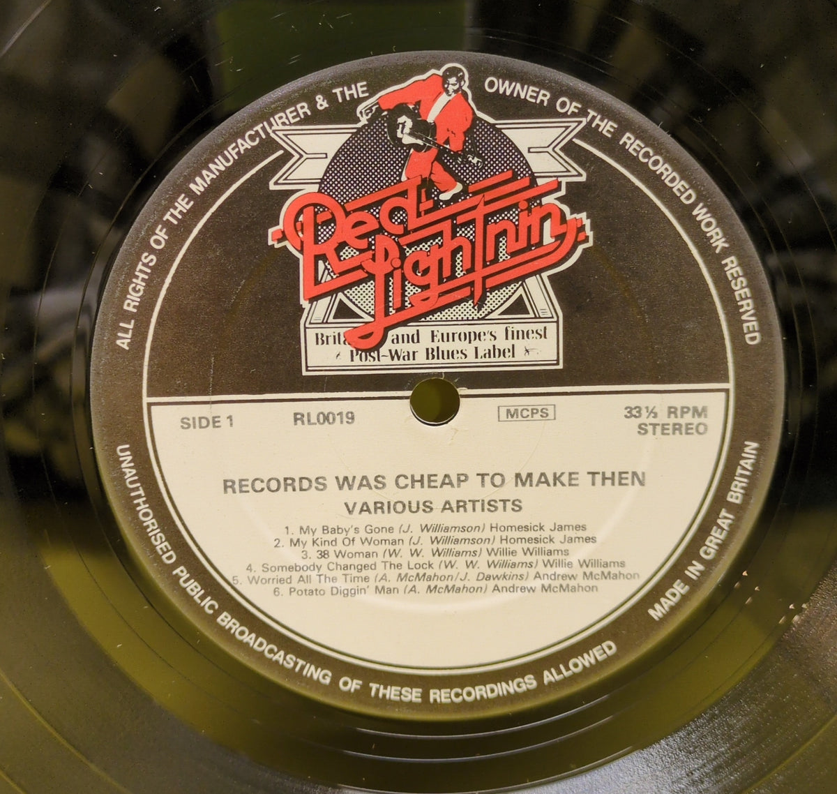 Various - Records Was Cheap To Make Then - 1978 - RL 0019 Used - VG++ - Vinyl