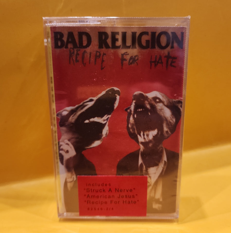 Bad Religion - Recipe for Hate - 1993 - 7 82546 4 New - Sealed - cassettes