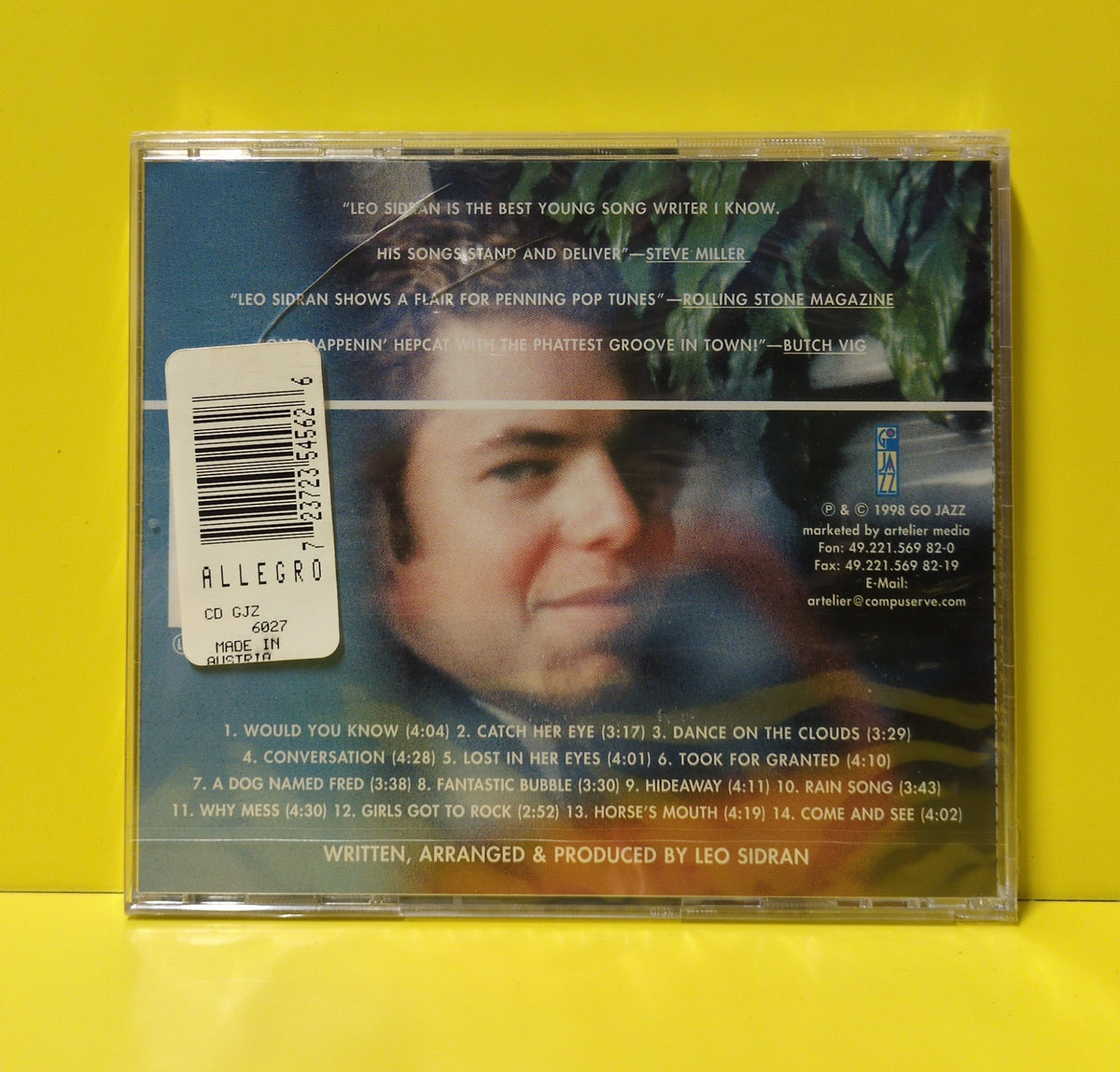Leo Sidran - Leo And The Depleting Moral Legacy - 1998 - GO 6027 2 New - Sealed - CDs
