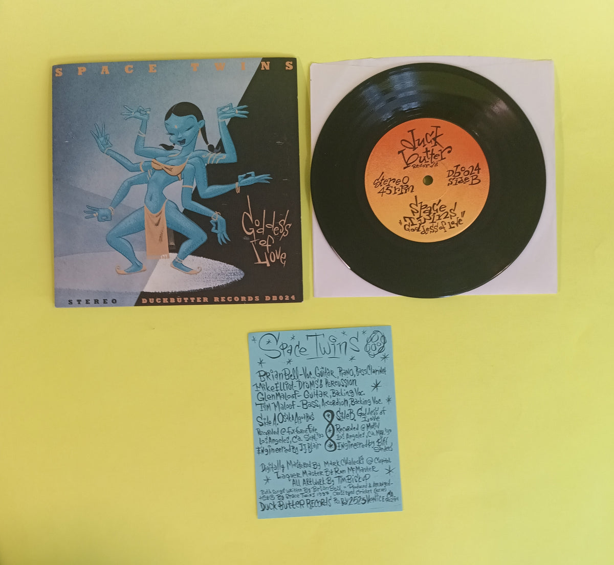 Space Twins - Osaka Aquabus 7" - 1997 - DB024 Used - NM - Vinyl