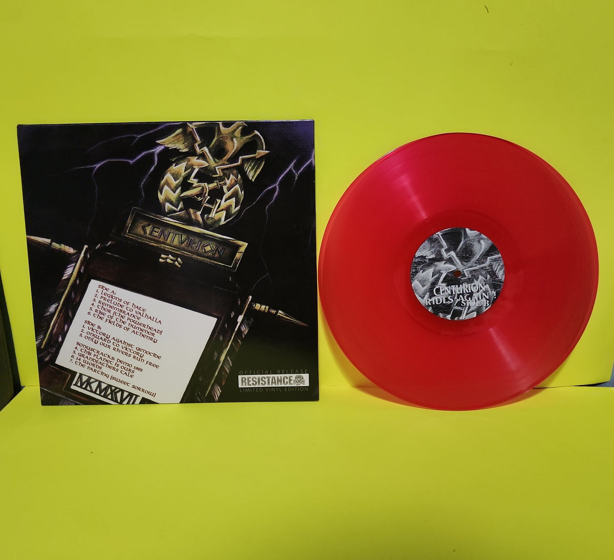 Centurion - Rides Again (Red color Vinyl) - 2022 - New - EX - Vinyl