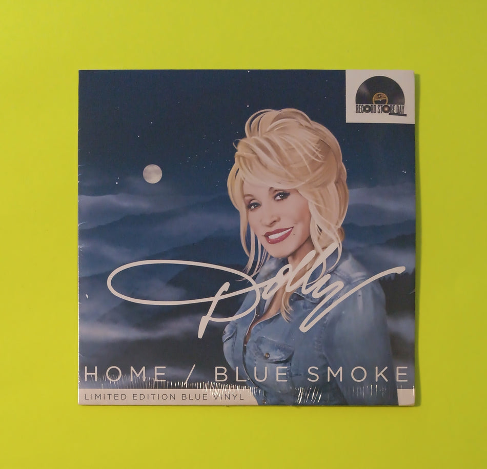 Dolly Parton - Home / Blue Smoke - 2014 - 8843 04940 7 New - Sealed - 7" RSD Blue Vinyl