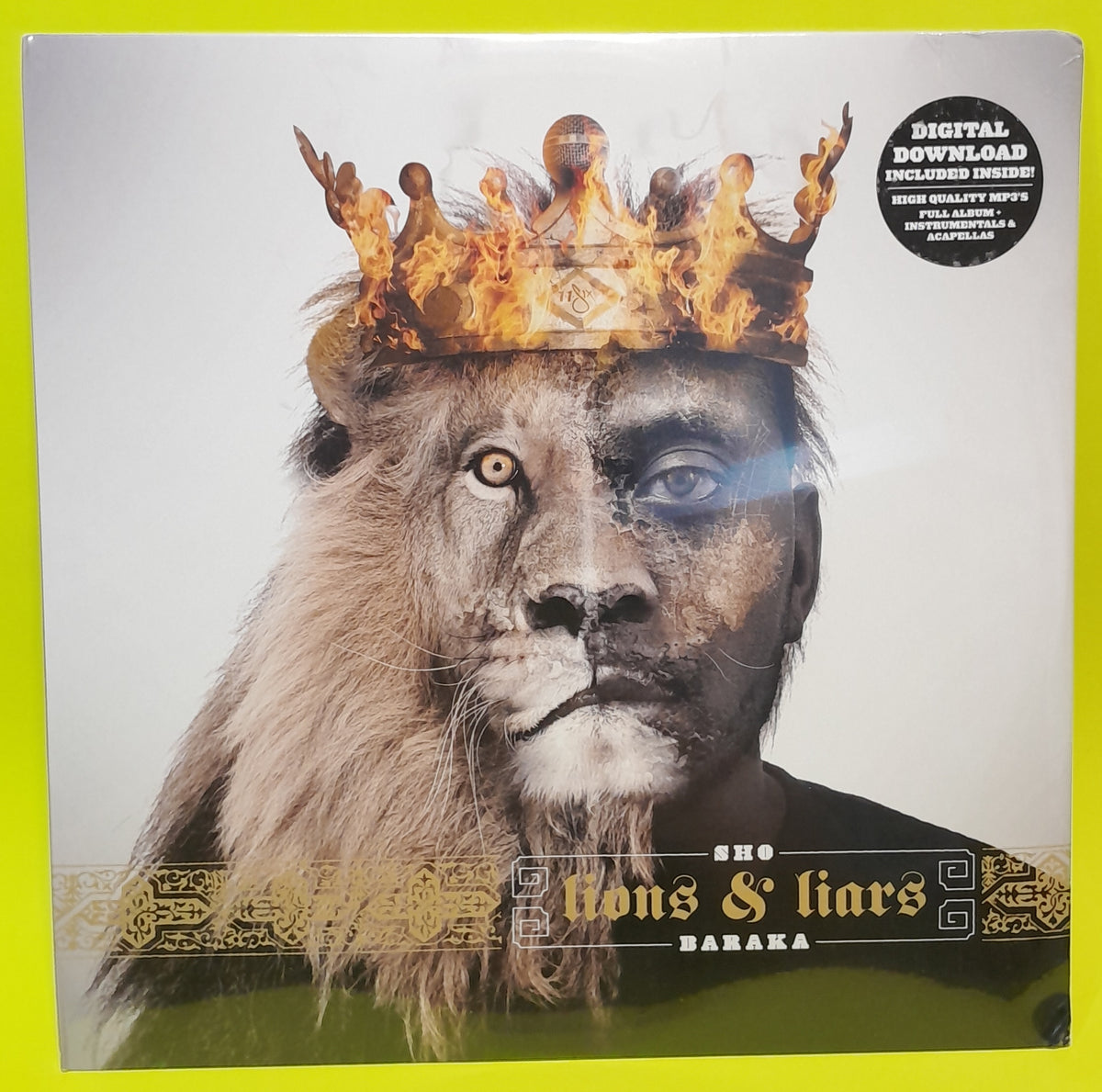Sho Baraka - Lions & Liars - New - Sealed - Vinyl