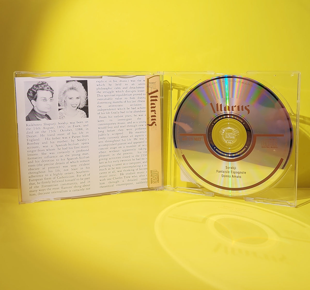Sorabja / Donna Amato - Fantaisie Espagnole  - 1993 - AIR-CD-9022 New - VG++ - CDs