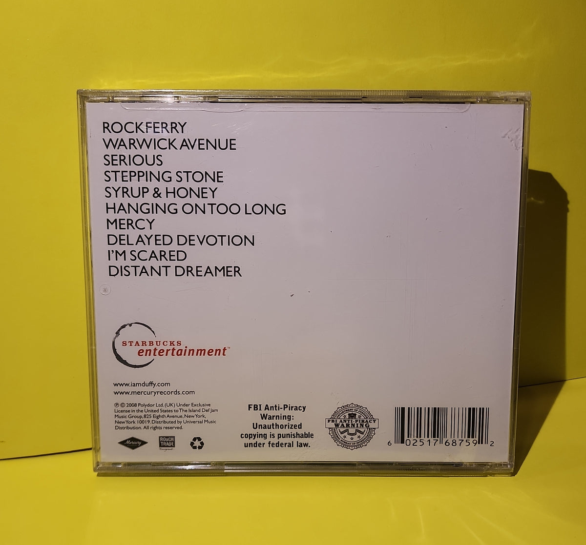 Duffy - Rockferry - 2008 - B0011269-02 New - Sealed - CDs