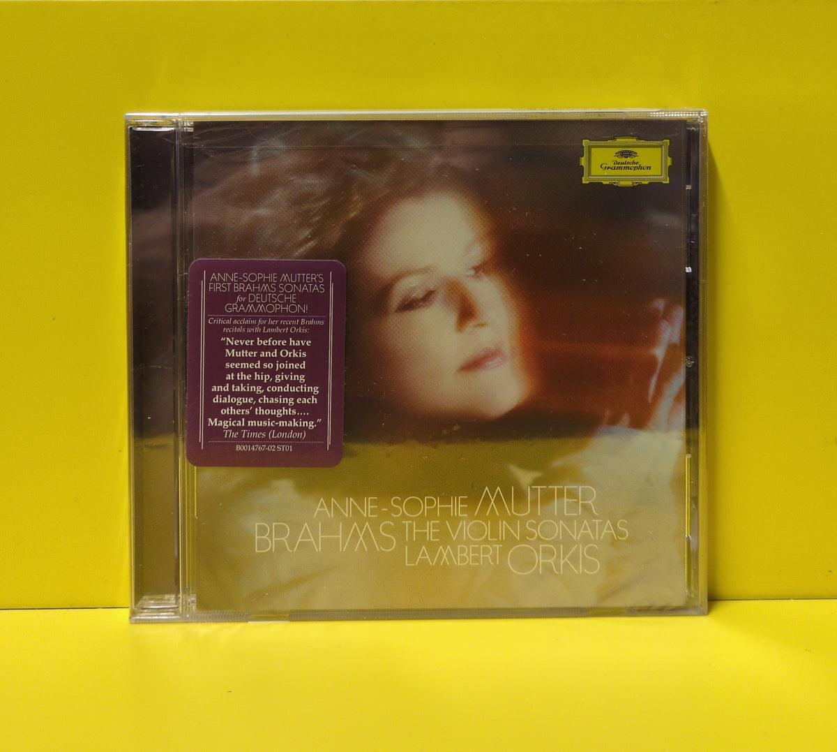 Anne-Sophie Mutter, Lambert Orkis, Brahms - The Violin Sonatas - 2010 - B0014767-02 New - Sealed - CDs