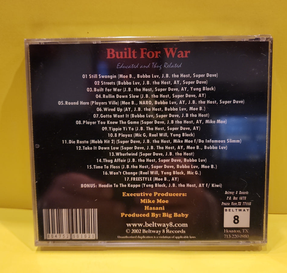 Beltway 8 - Built For War - 2002 - BEI-010 New - Sealed - CDs