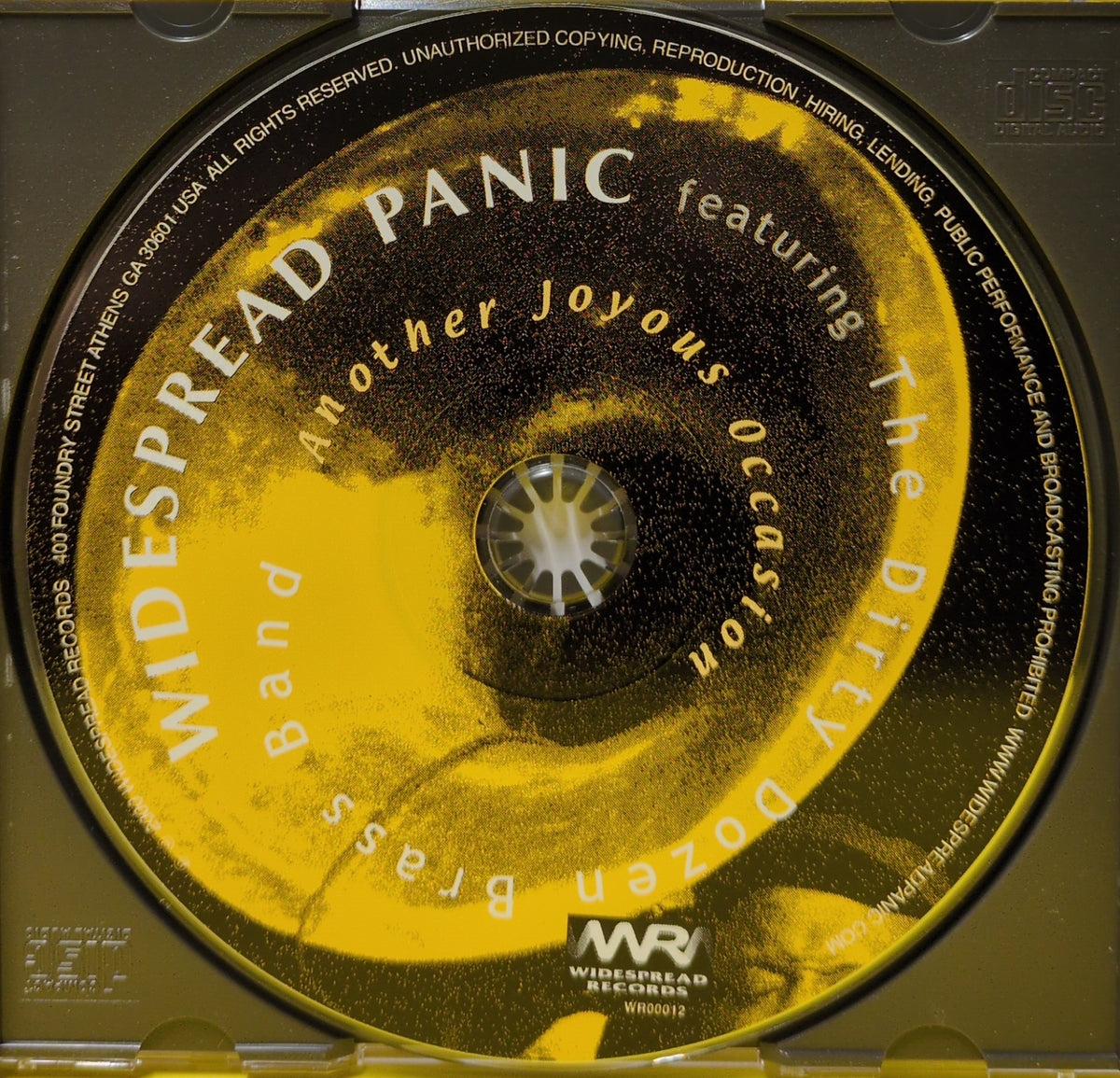 Widespread Panic Featuring The Dirty Dozen Brass Band - Another Joyous Occasion - 2000 - WR00012 Used - EX - CDs