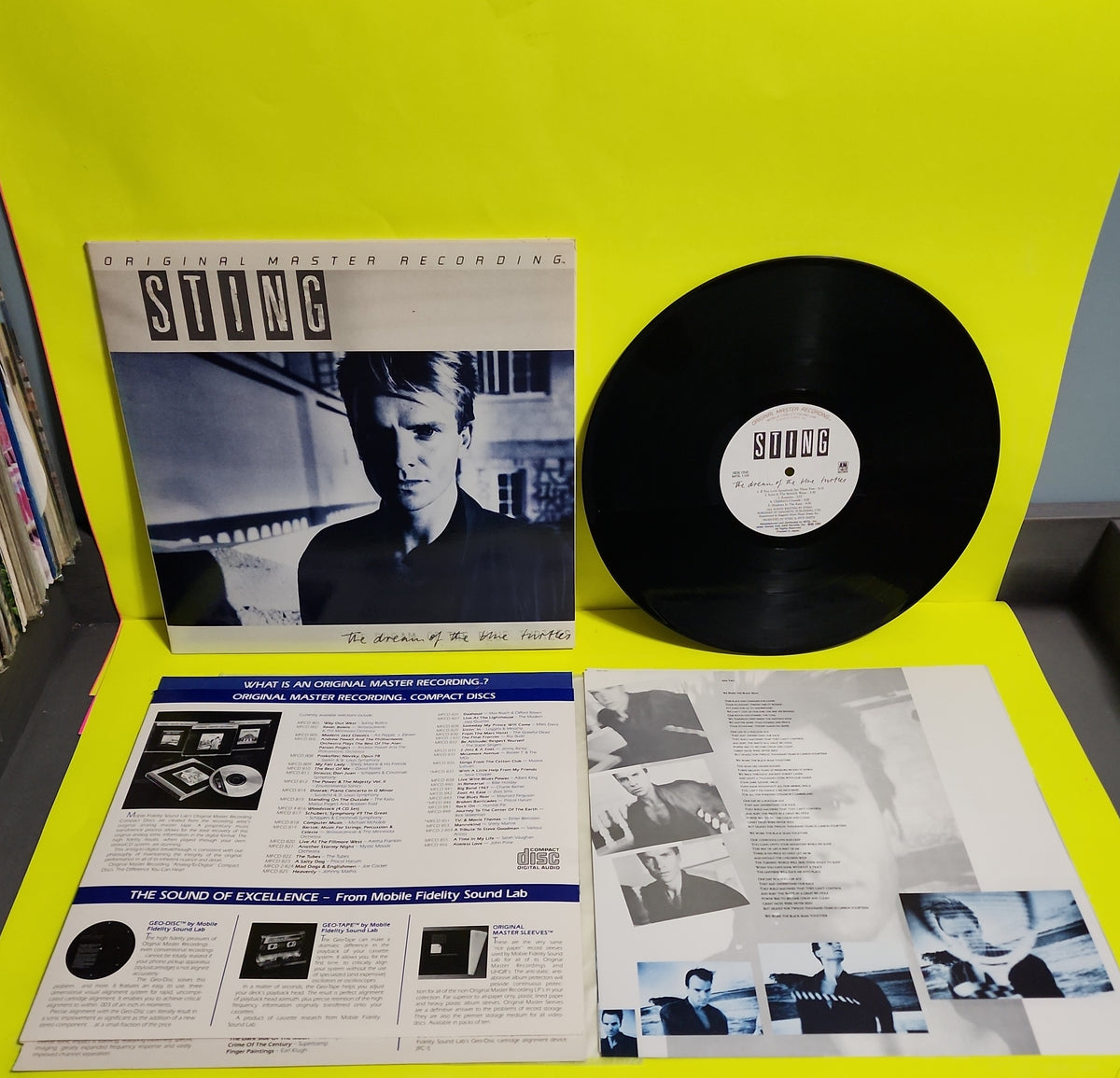 Sting - The Dream of Blue Turtles #ed Original Master Recording - 1985 - MFSL 1-185 Used - EX - Vinyl