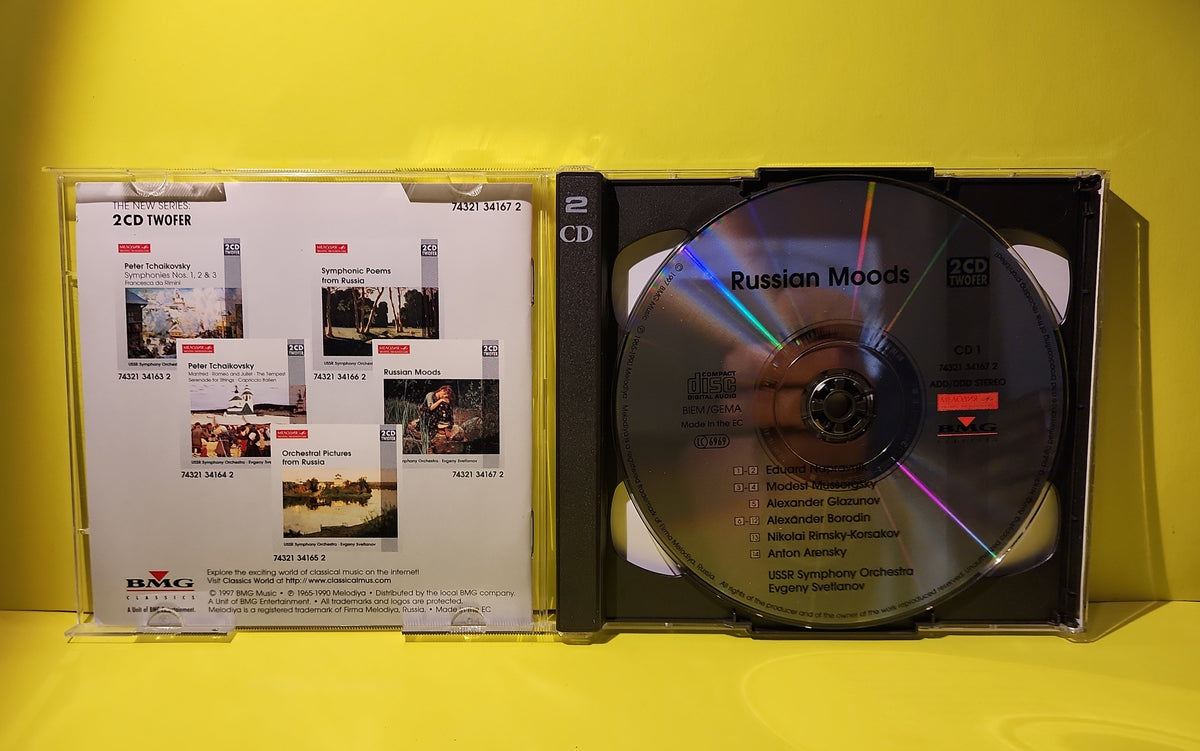 USSR Symphony Orchestra, Evgeny Svetlanov - Russian Moods - 1997 - 74321 34167 2 Used - NM - CDs