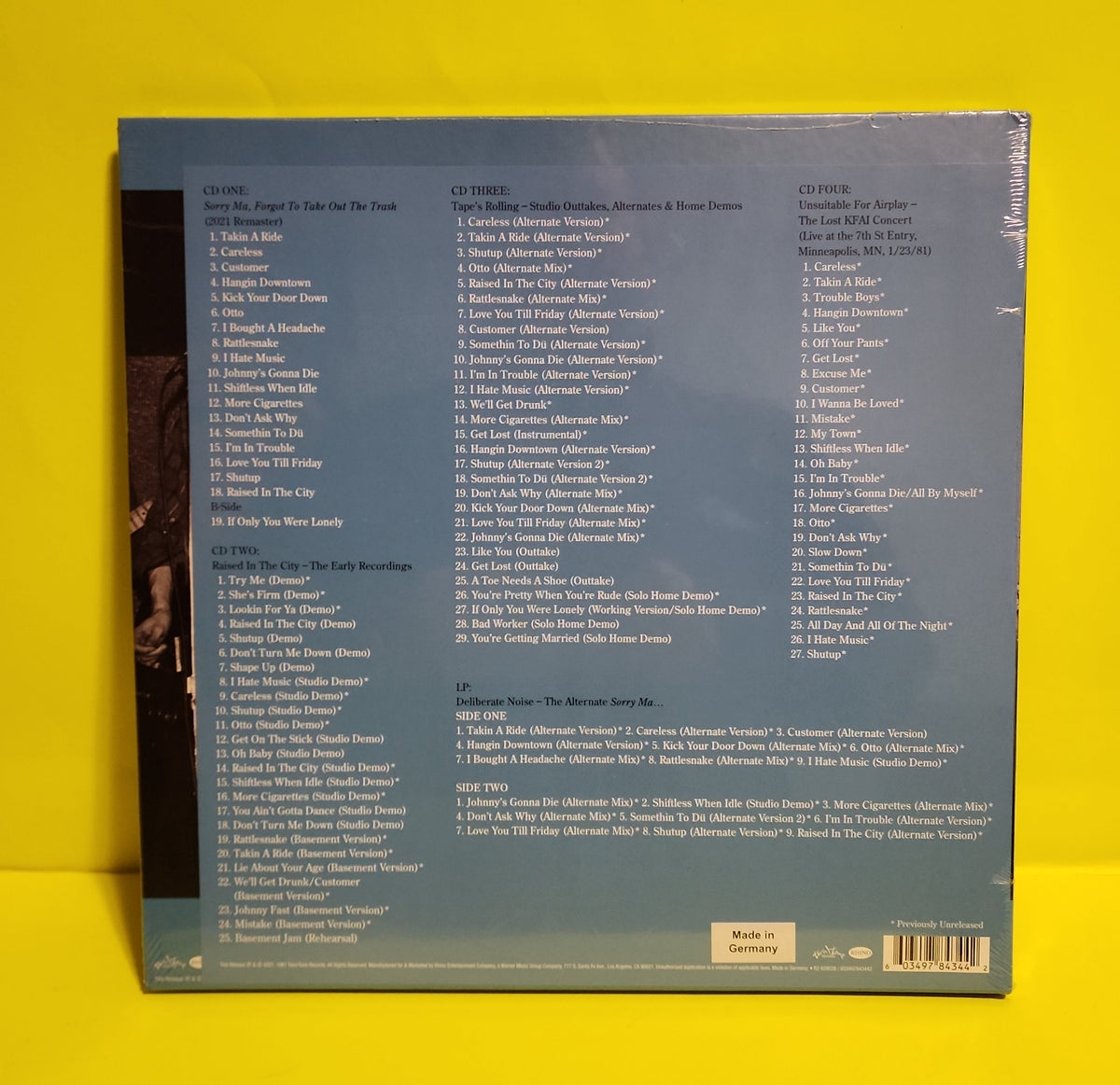 The Replacements - Sorry Ma, Forgot To Take Out The Trash - 2021 - R2 659038 New - Sealed - CDs