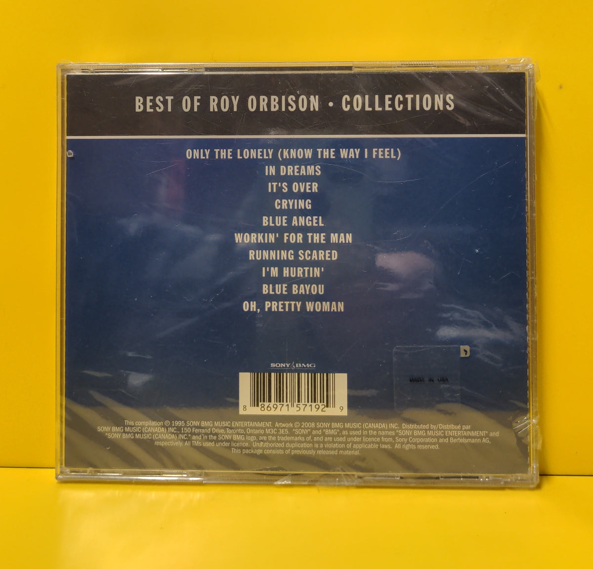 Roy Orbison - Best Of Roy Orbison - 2008 - 88697-15719-2 New - Sealed - CDs