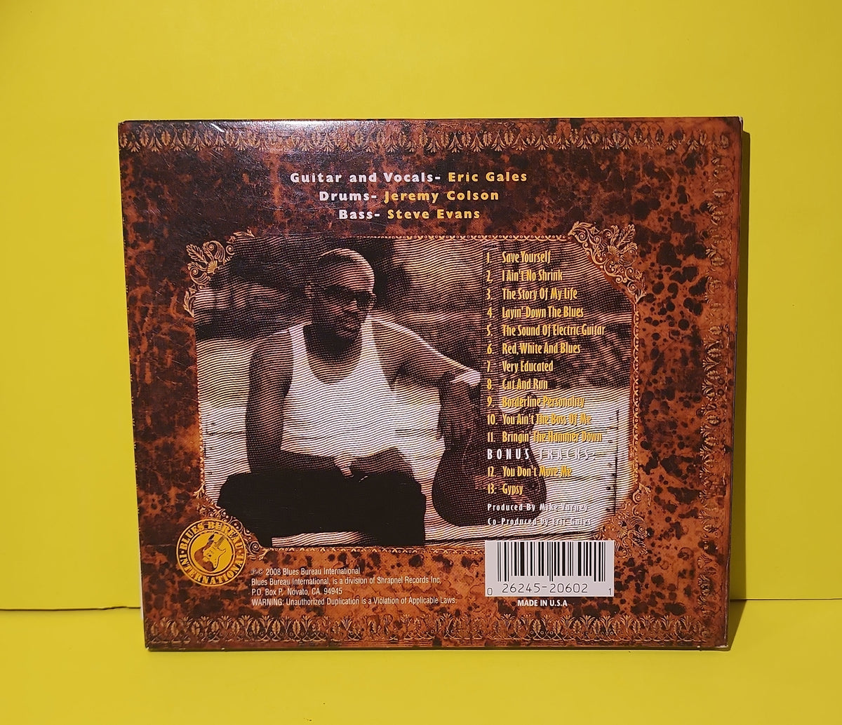 Eric Gales - The Story Of My Life - 2008 - BB 20602 Used - VG++ - CDs