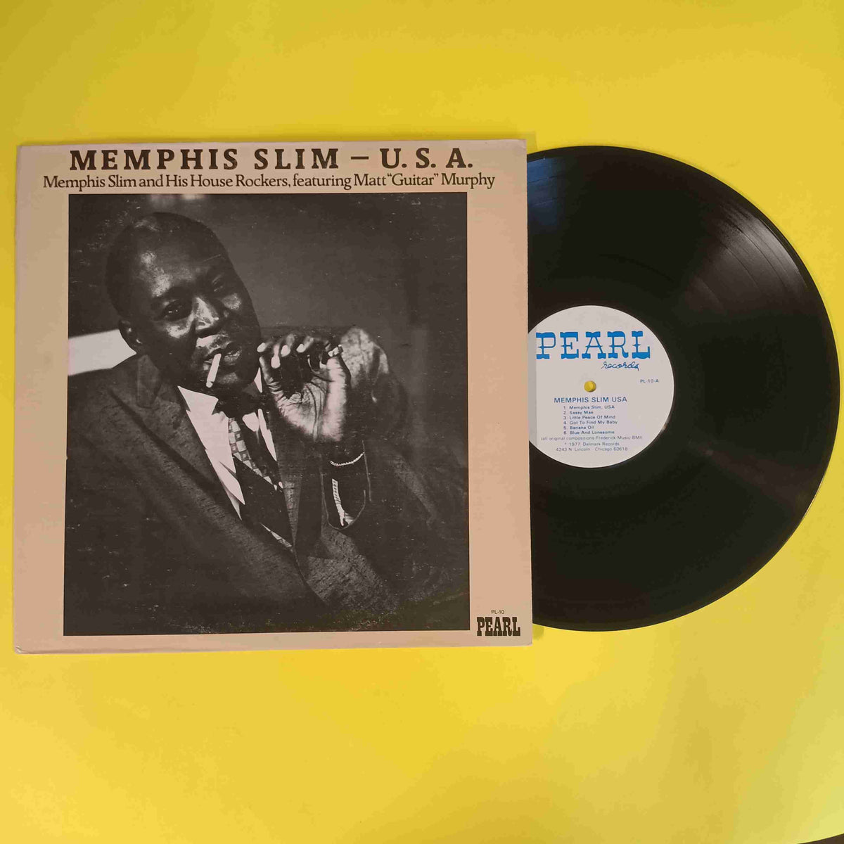 Memphis Slim & His House Rockers ft Matt Guitar Murphy - U.S.A. / OG - 1978 - PL-10 Used - EX - Vinyl