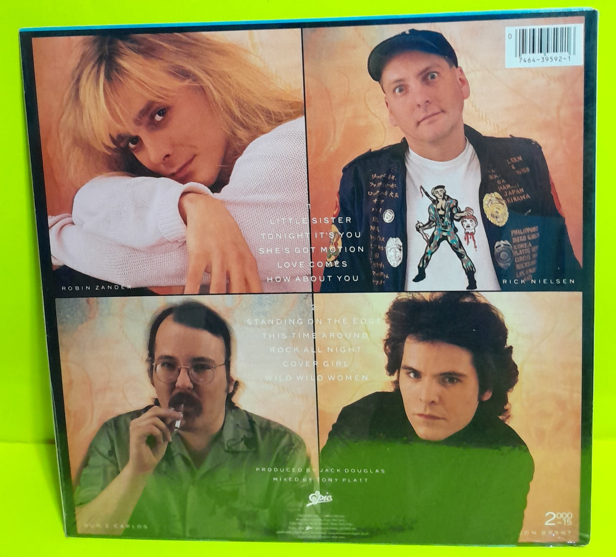Cheap Trick - Standing On The Edge - 1985 - FE 39592 New - Sealed - Vinyl