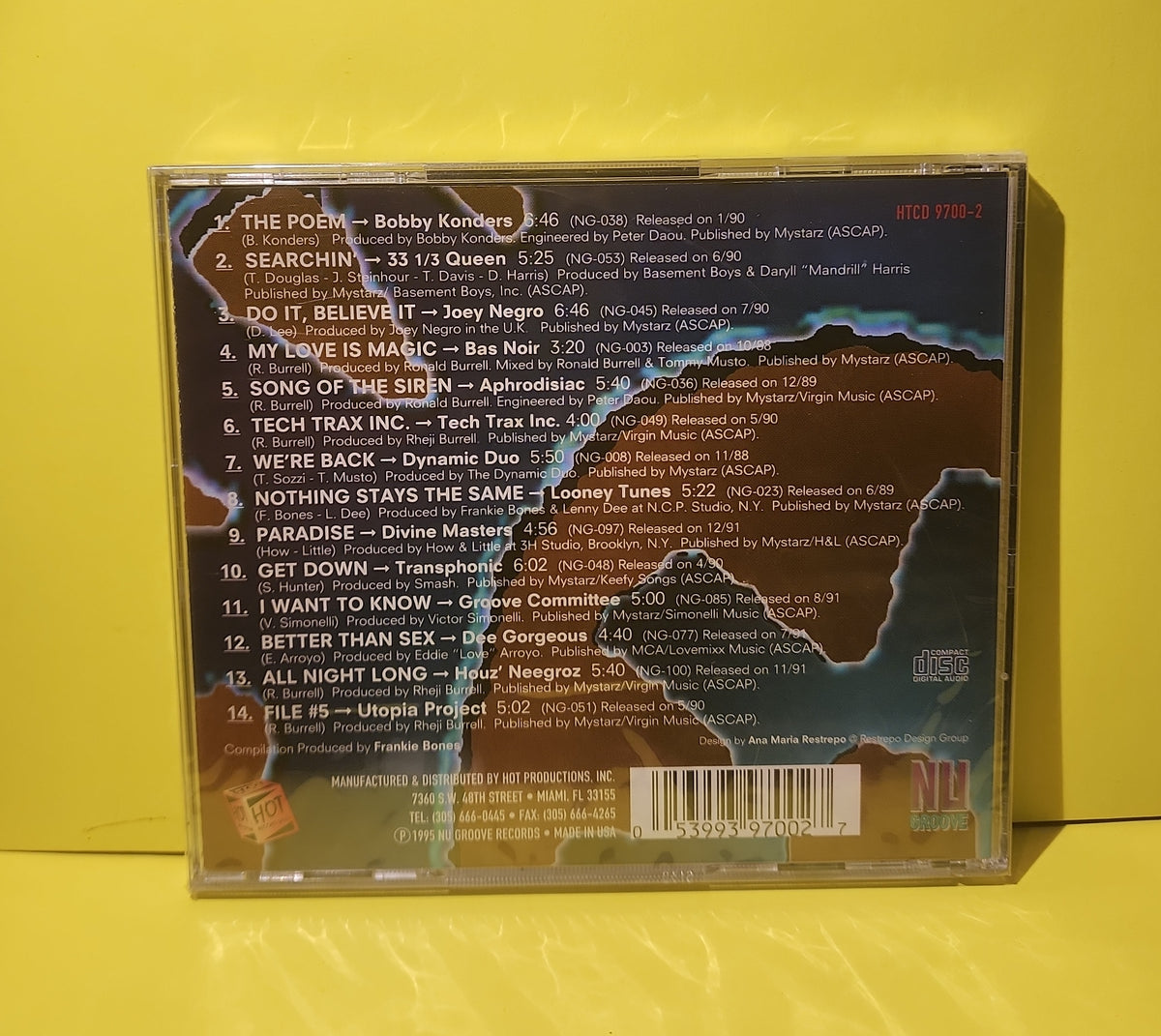 Various - The Best Of Nu Groove Records Volume 1 ● "Classic House Anthems" - 1995 - HTCD 9700-2 New - Sealed - CDs