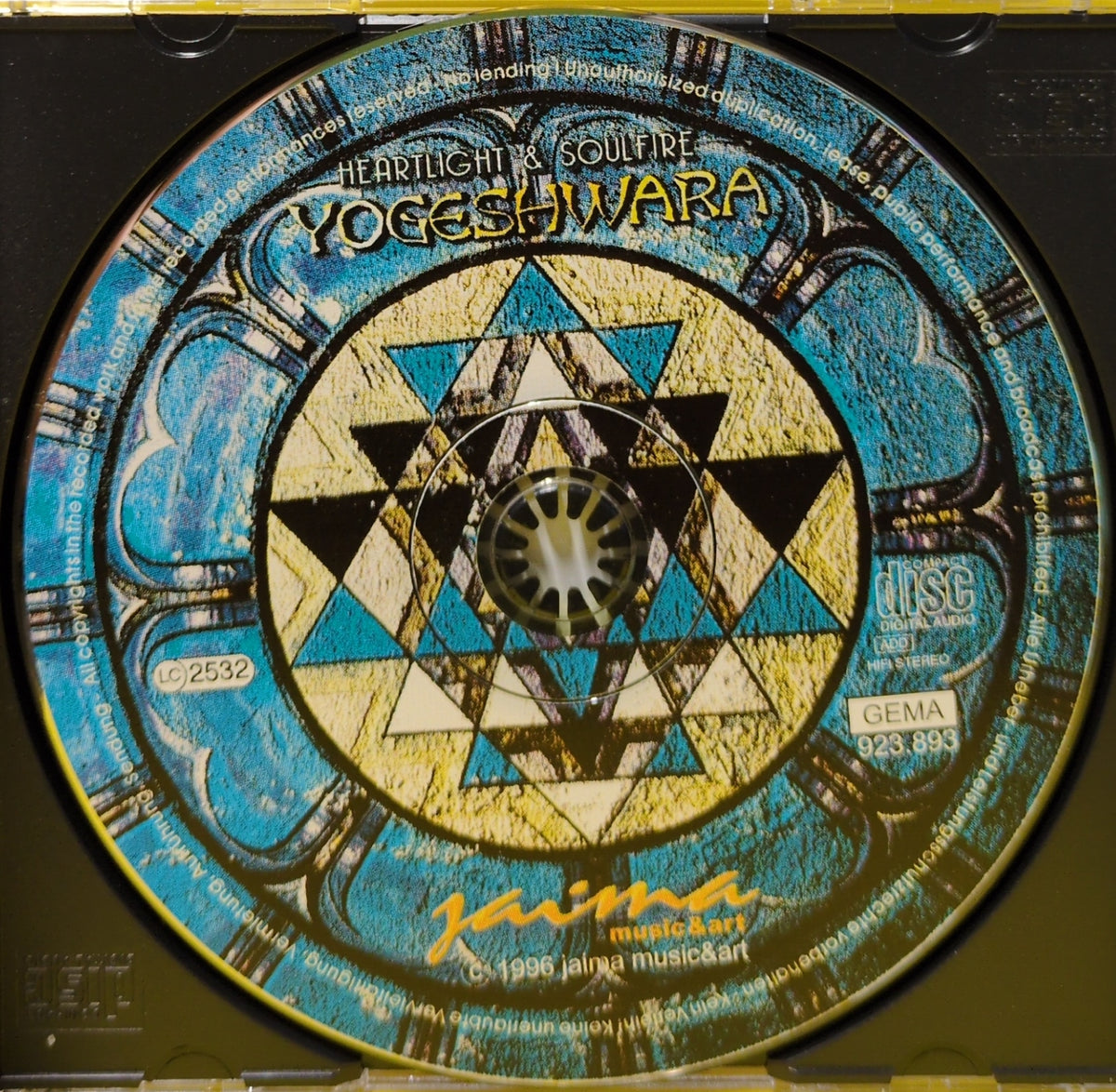 Yogeshwara - Heartlight & Soulfire - 2004 - Best. Nr.JAI 7832-2 Used - EX - CDs - Reissue - Remastered