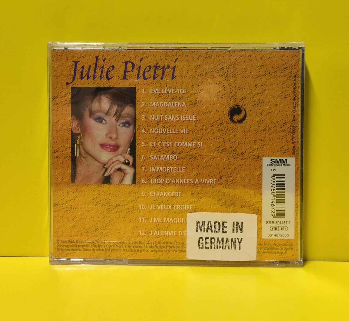 Julie Pietri - Eve Lève-toi - 2000 - SMM 501467 2 New - Sealed - CDs