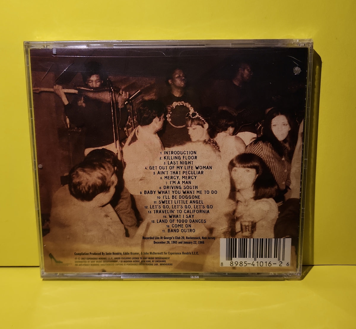 Curtis Knight Featuring Jimi Hendrix - Live At George's Club 20 - 2017 - 88985410162 New - Sealed - CDs