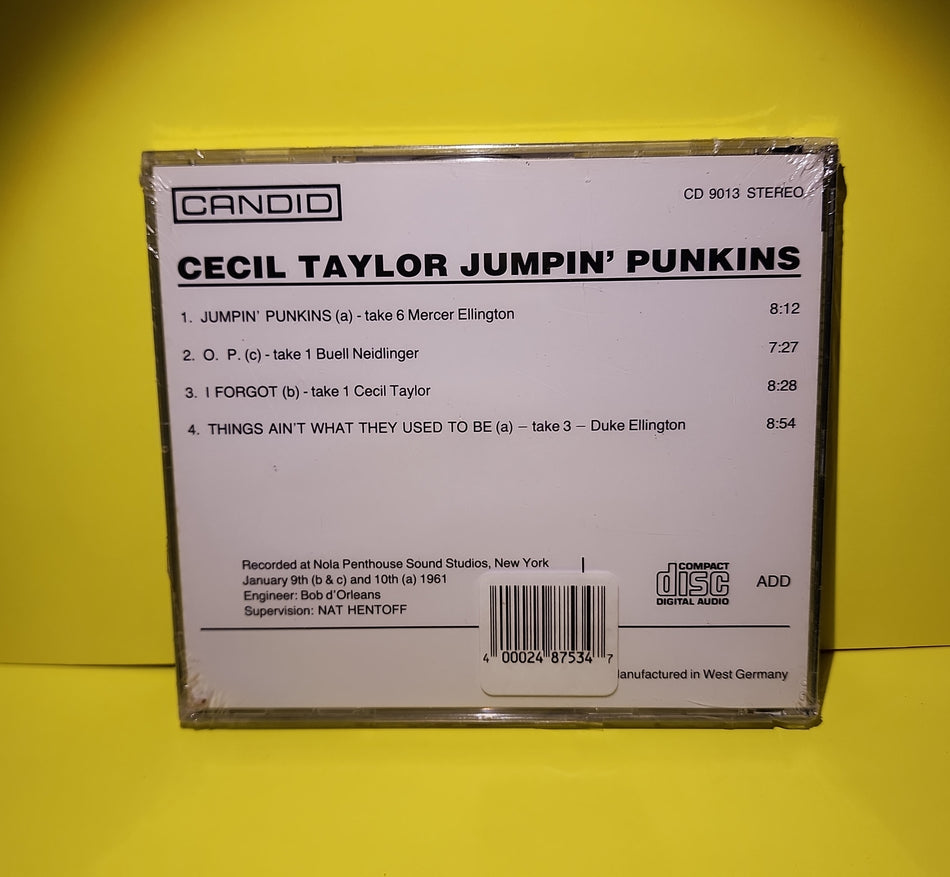 Cecil Taylor - Jumpin' Punkins - 1987 - CD 9013 New - Sealed - CDs