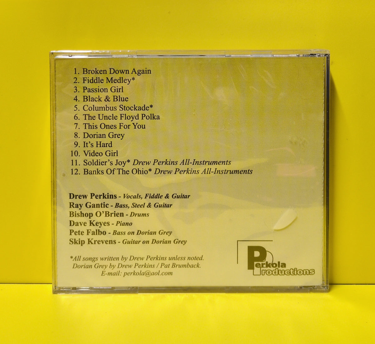 Drew Perkins - Mostly Original - New - Sealed - CDs