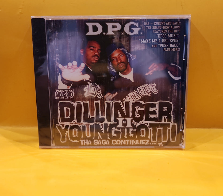 D.P.G. - Dillinger & Young Gotti II: Tha Saga Continuez... - 2005 - GA-80122 New - Sealed - CDs