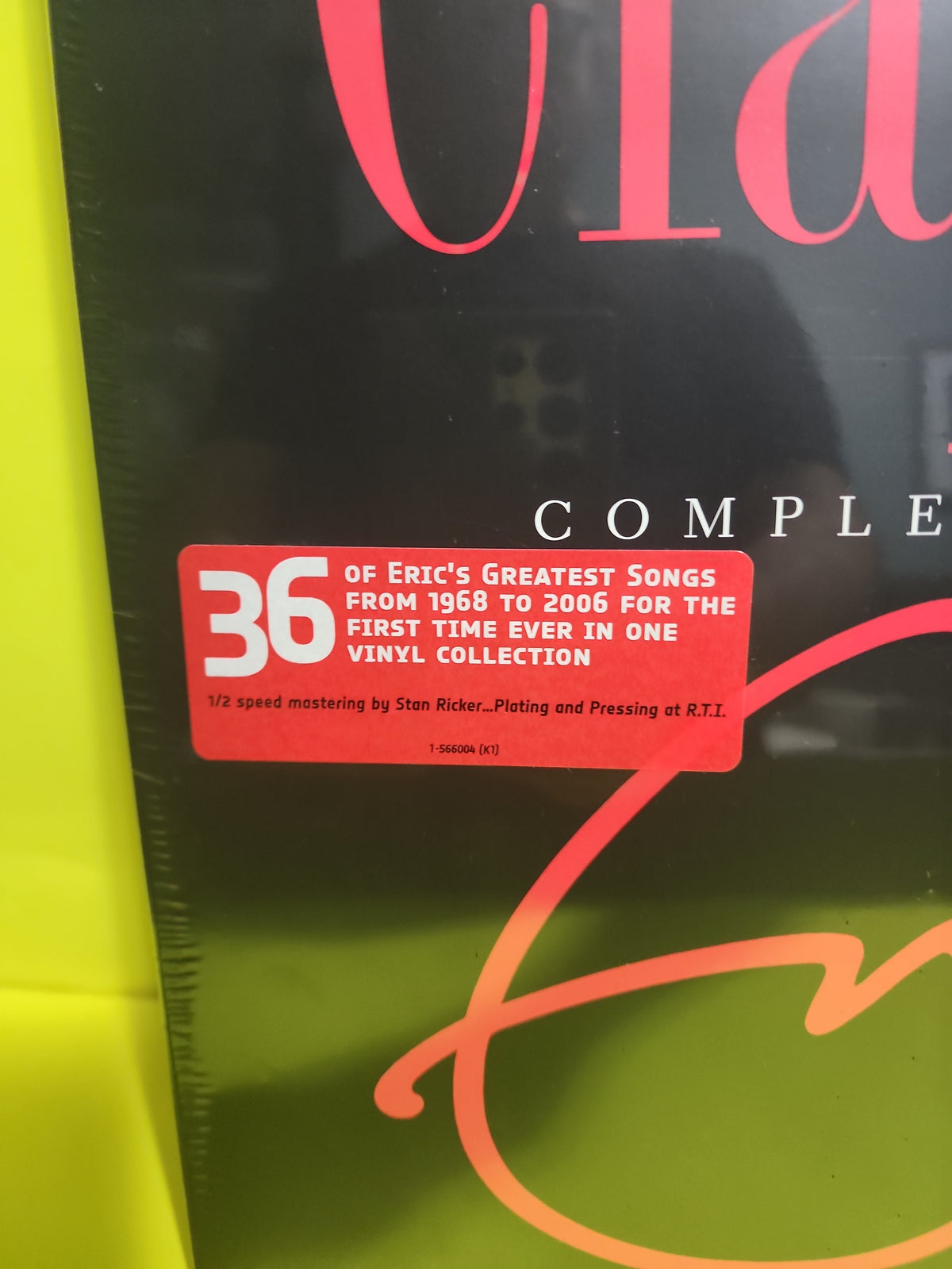 Eric Clapton - Complete Clapton 1/2 Speed Mastering Recording  - 2018 - 566004-1 New - Sealed - Vinyl