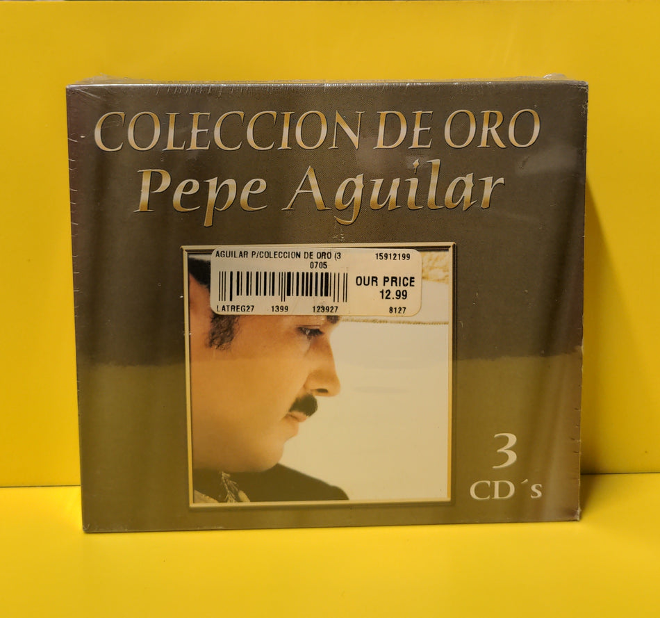 Pepe Aguilar  - Coleccion De Oro - 2004 - 3MCD-3226 New - Sealed - CDs