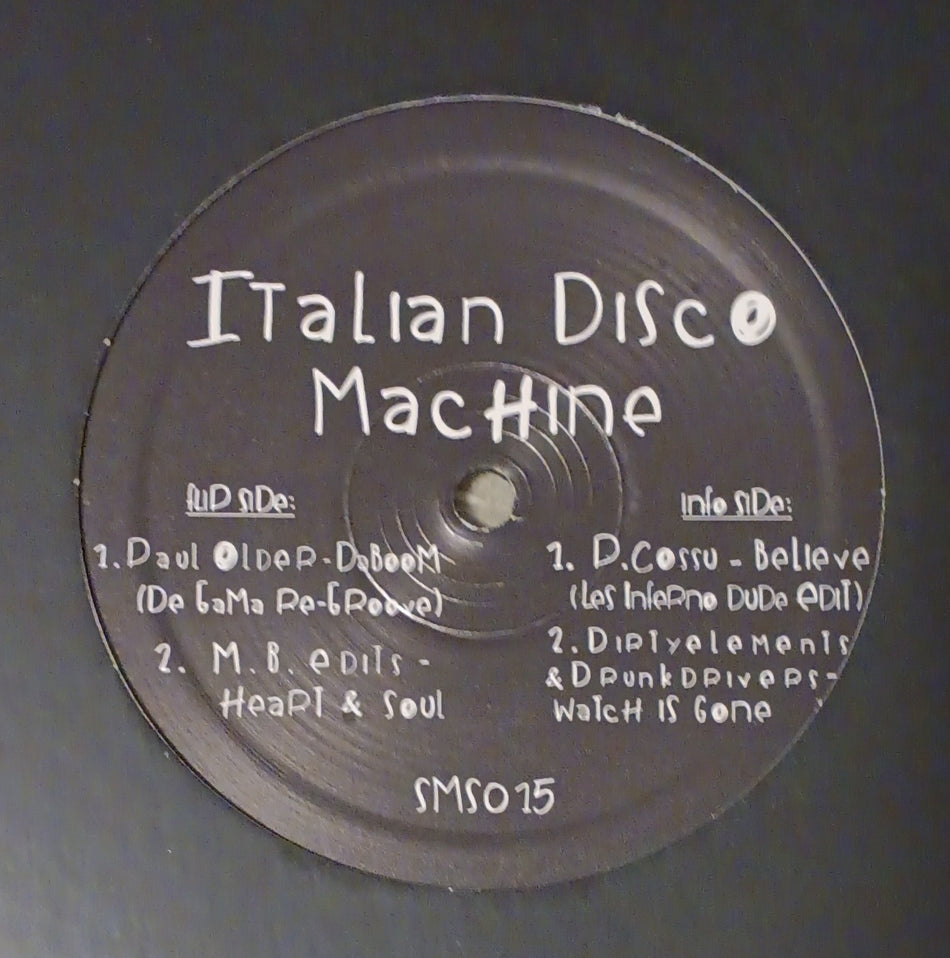 Various - Italian Disco Machine (Italy 12") - 2019 - SMS015 Used - EX - Vinyl