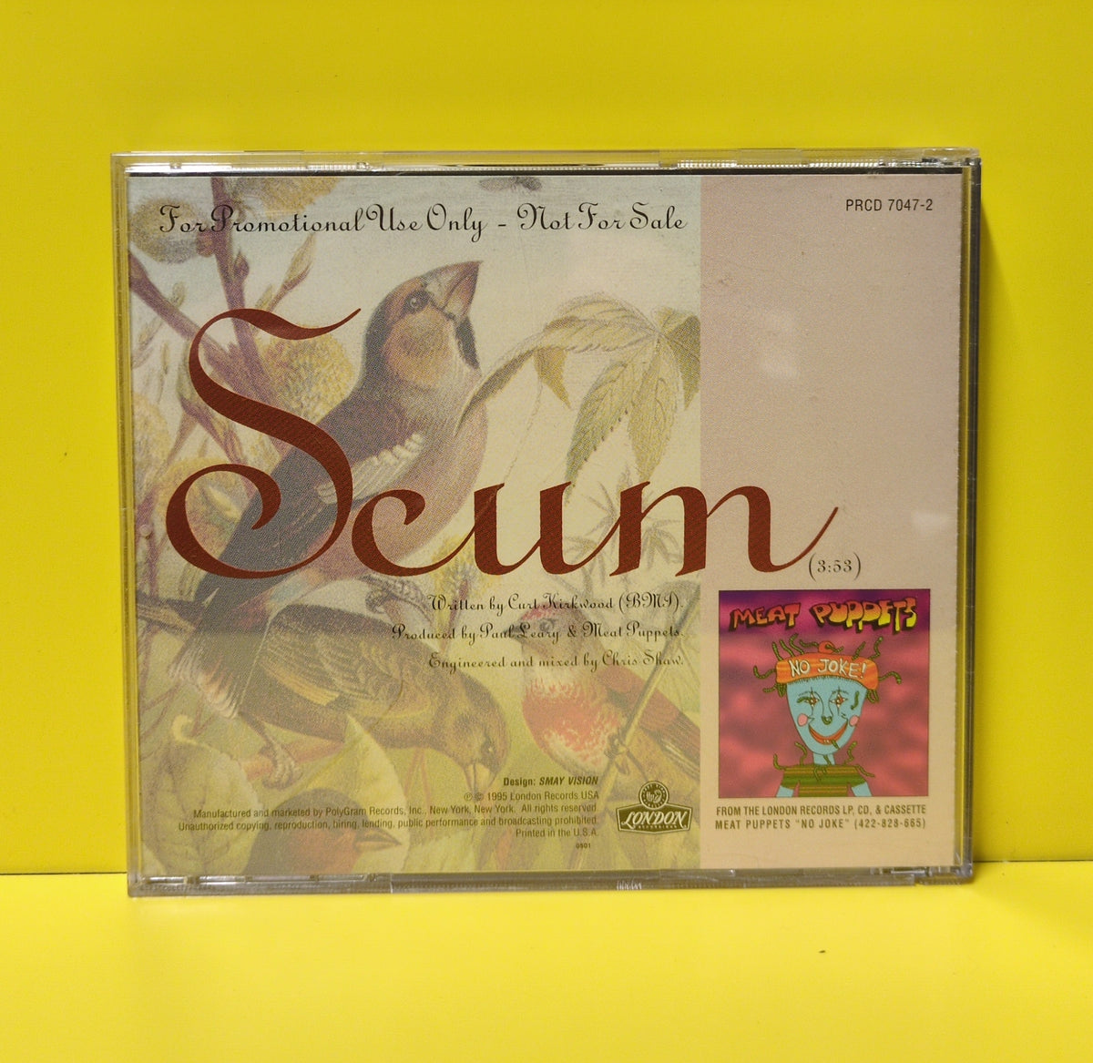 Meat Puppets - Scum - 1995 - PRCD 7047-2 Used - EX - CDs - Promo