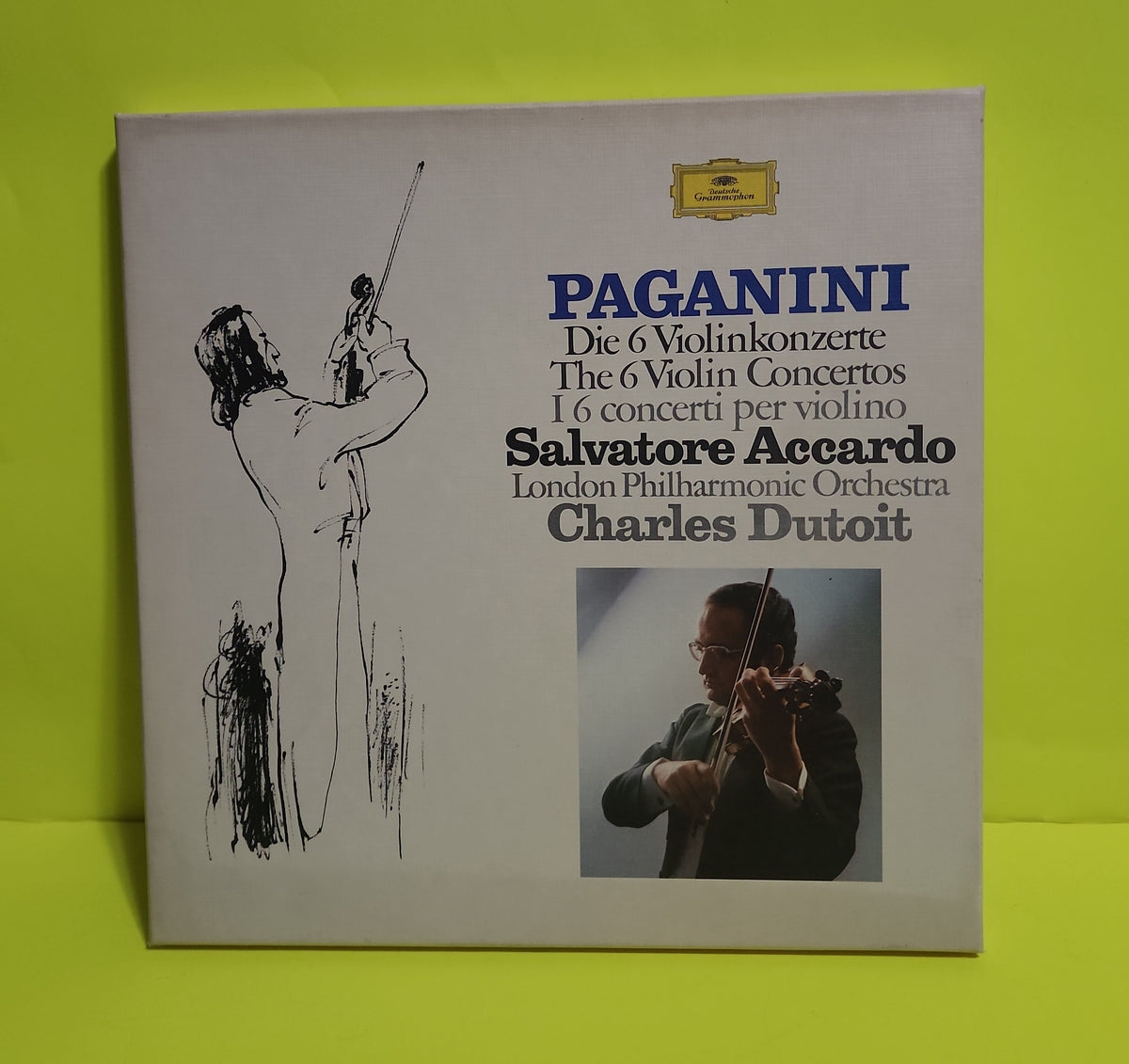 Paganini / Salvatore Accardo - Die 6 Violinkonzerte 5 Lp Box Set. - 1976 - 2740 121 Used - NM - Vinyl