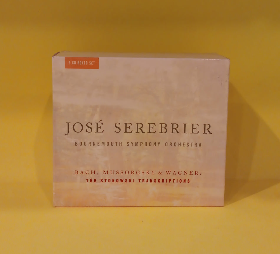 Jose Serebrier / Bach/ Mussorgsky / Wagner - The Stokowski Transcriptions 5 CD Box Set - 2010 - 8.505086 New - Sealed - CDs