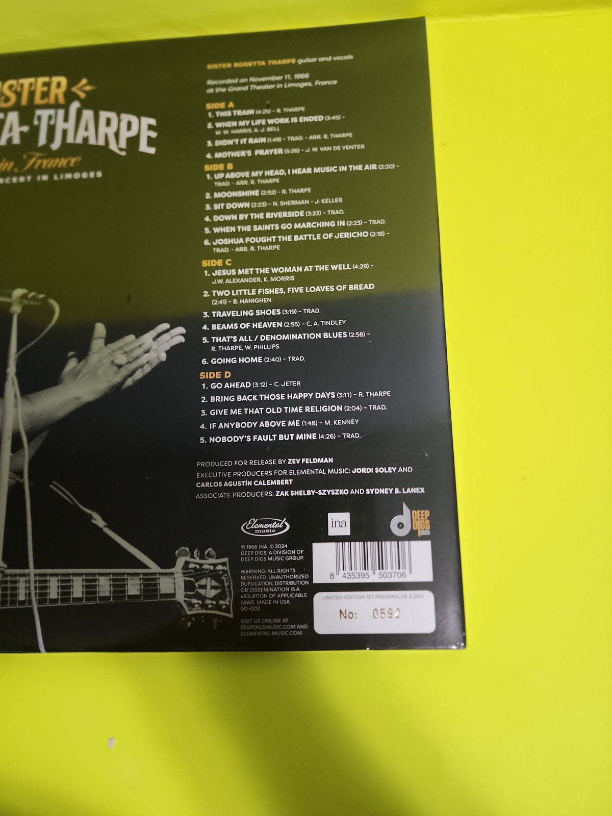 Sister Rosetta Tharpe - Live In France (The 1966 Concert In Limoges) - 2024 - DD-002 New - Sealed - Vinyl