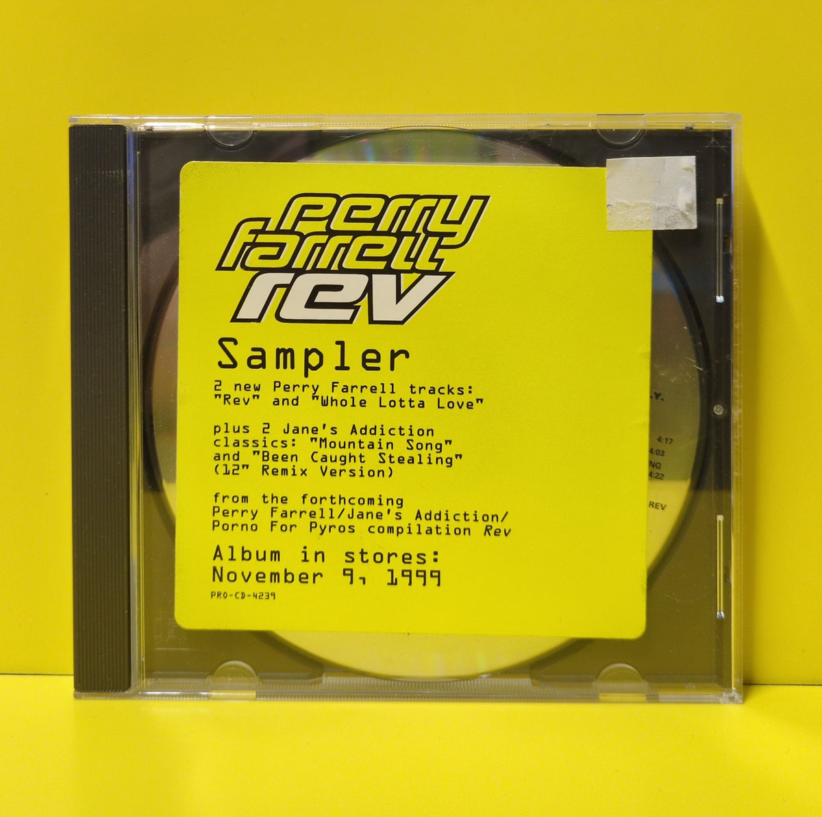 Perry Farrell - Rev Sampler - 1999 - PRO-CD-4239 Used - EX - CDs - Promo - Sampler