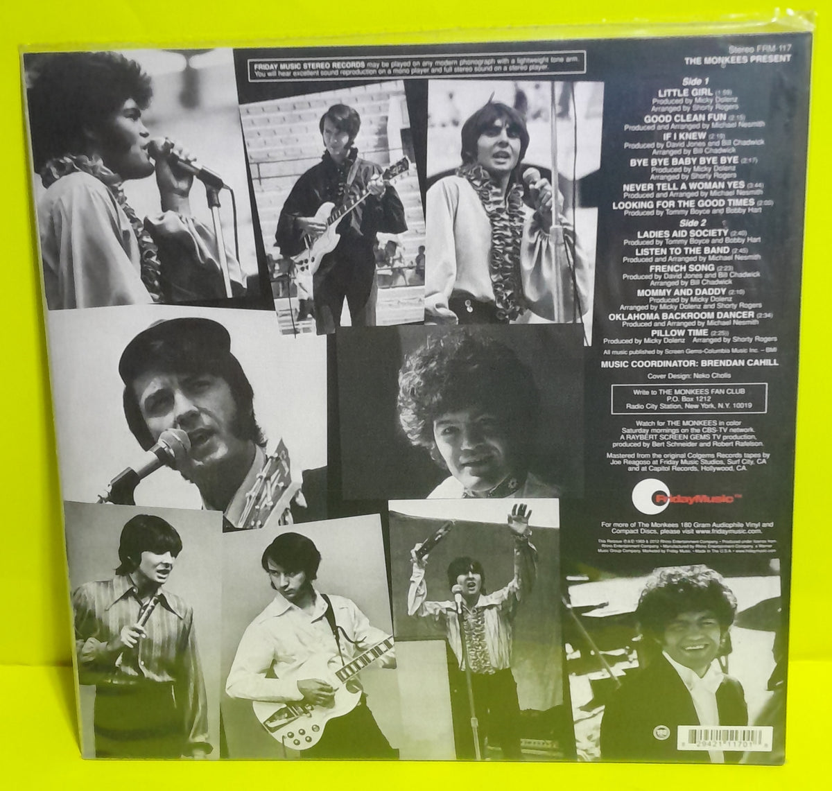 The Monkees - The Monkees Present - 2012 - FRM-117 New - Sealed - Vinyl