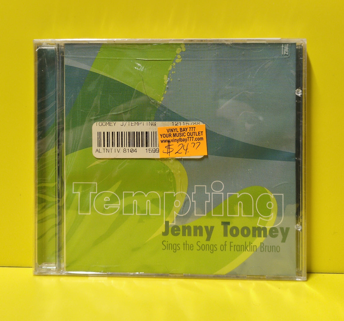 Jenny Toomey - Tempting: Jenny Toomey Songs The Songs Of Franklin Bruno - 2002 - MSR016 New - Sealed - CDs
