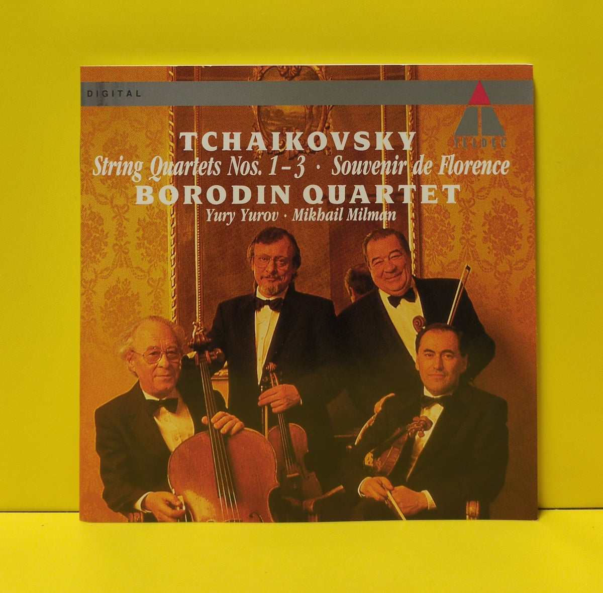 Tchaikovsky, Borodin Quartet, Yury Yurov, Mikhail Milman - String Quartets Nos. 1-3 / Souvenir de Florence - 1993 - 4509-90422-2 Used - EX - CDs