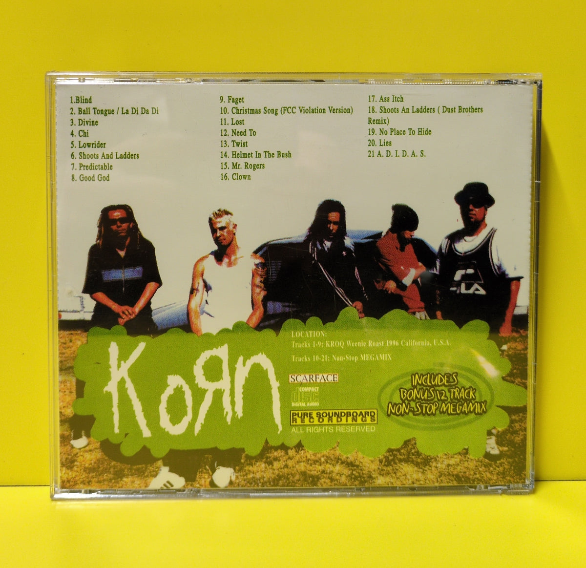 Korn - Wicked And Twisted - 1996 - SCR 004 Used - EX - CDs