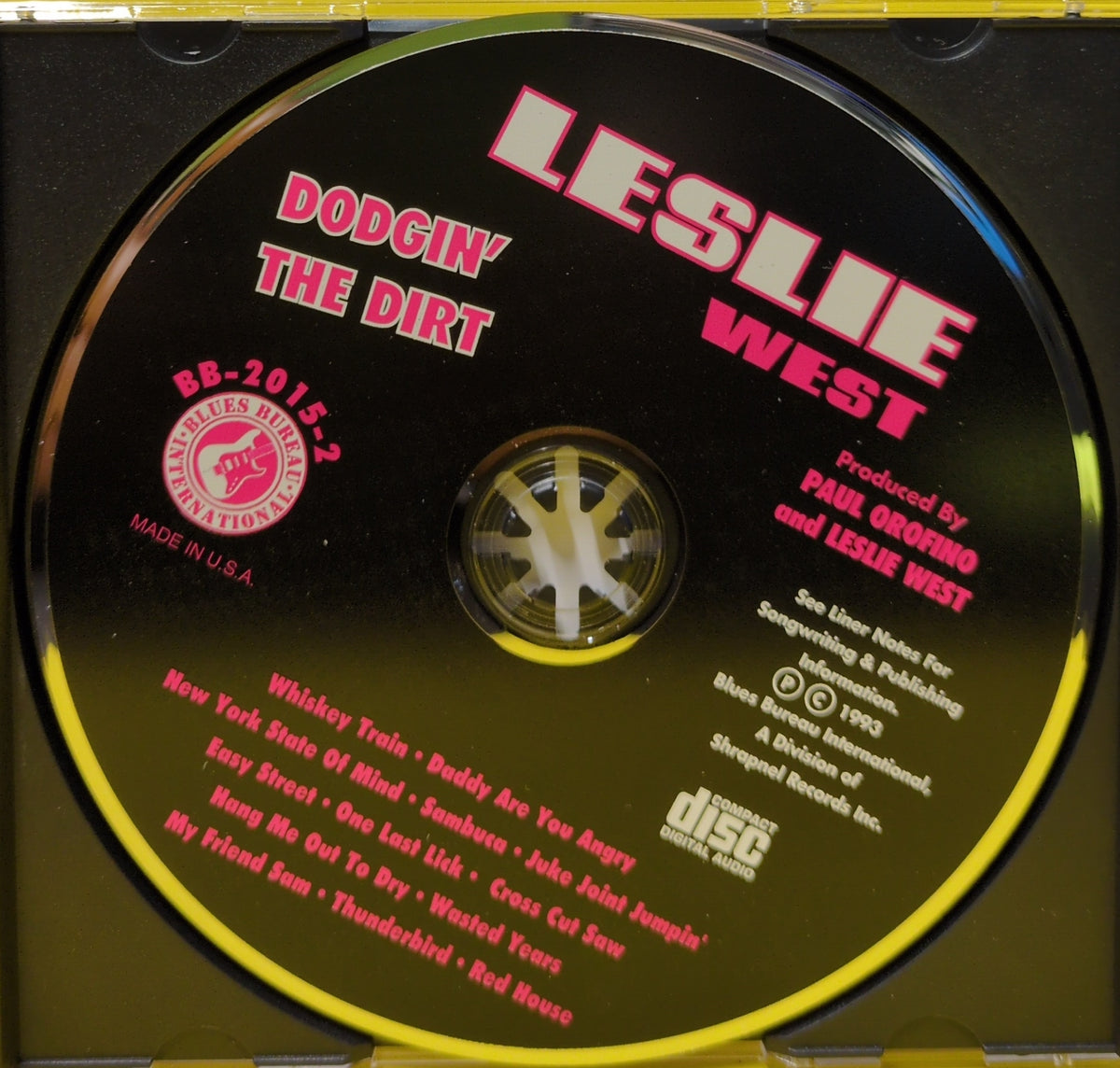 Leslie West - Dodgin' The Dirt - BB-2015-2 Used - EX - CDs