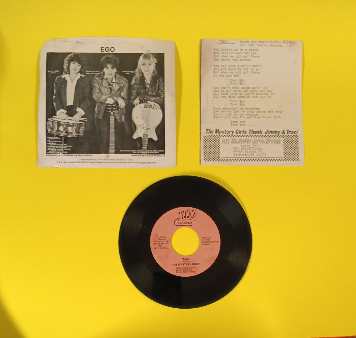 Mystery Girls - These Boots Are Made For Walkin' (Promo 7") - 1983 - CA-003 Used - VG++ - Vinyl