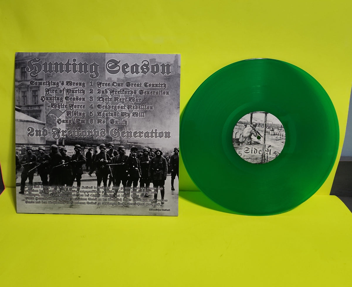 Hunting Season - 2nd Freikorps Generation (Germany Hardcore Green Vinyl) - 2022 - New - EX - Vinyl