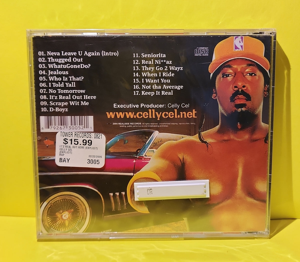 Celly Cel - It'z Real Out Here - 2005 - New - Sealed - CDs