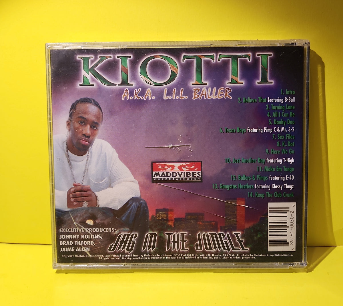 Kiotti a.k.a. Lil' Baller - Jag In The Jungle - 2001 - MVR-0030 New - Sealed - CDs