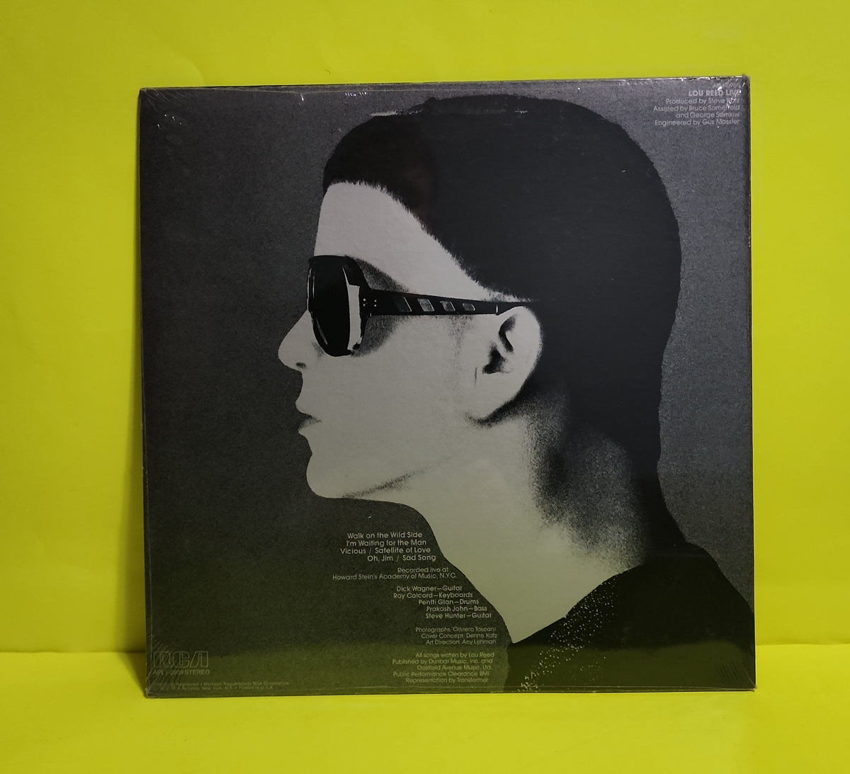 Lou Reed - Lou Reed Live - 1975 - AFL1-0959 New - Sealed - Vinyl
