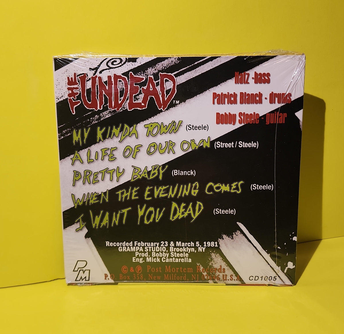 The Undead  - I Want You Dead - 2010 - PM 1005 New - Sealed - CDs