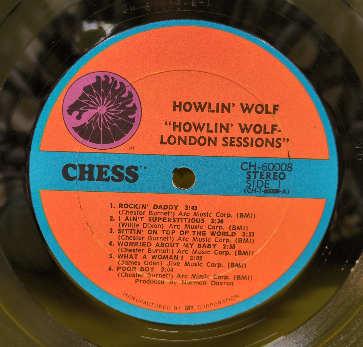 Howlin' Wolf - The London Howlin' Wolf Sessions - 1971 - CH-60008 Used - VG++ - Vinyl - Repress